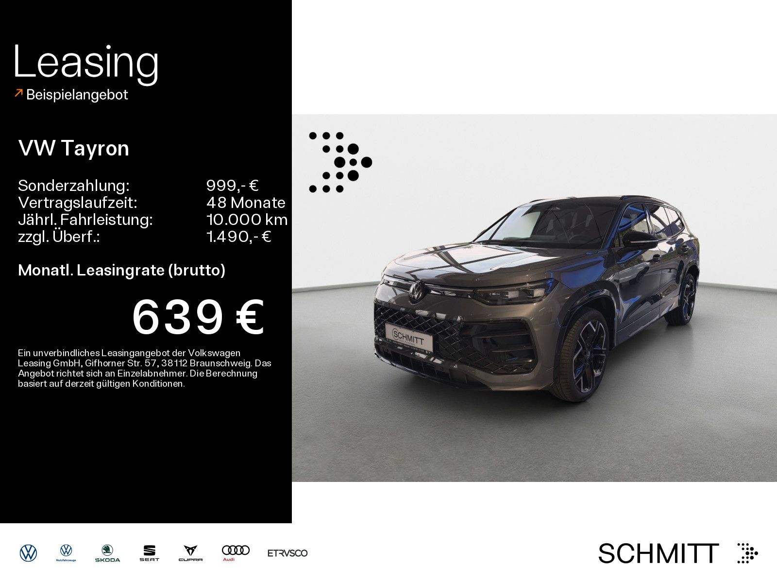 Volkswagen Tayron R-Line 2.0 TDI DSG 4MOTION AHK*STHZ*7-SIT