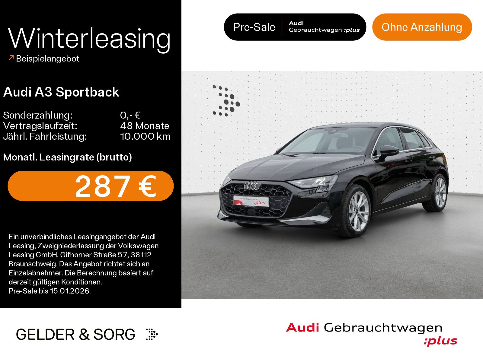 Audi A3 Sportback 35 TDI advanced Business*ACC*virtua