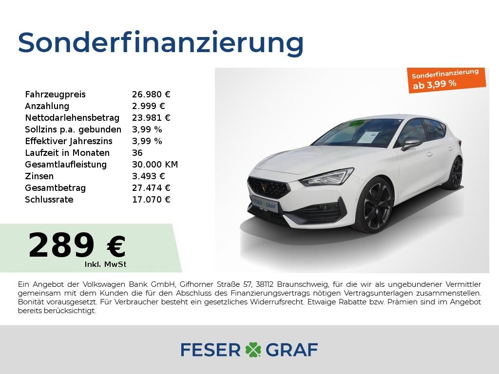 Cupra Leon VZ 2.0 TSI DSG NAVI*LED*ACC*DCC*PDC*RFK*19"