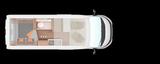 Weinsberg CaraBus 600 DQ EDITION Fire Hubbett vorne - Weinsberg Carabus