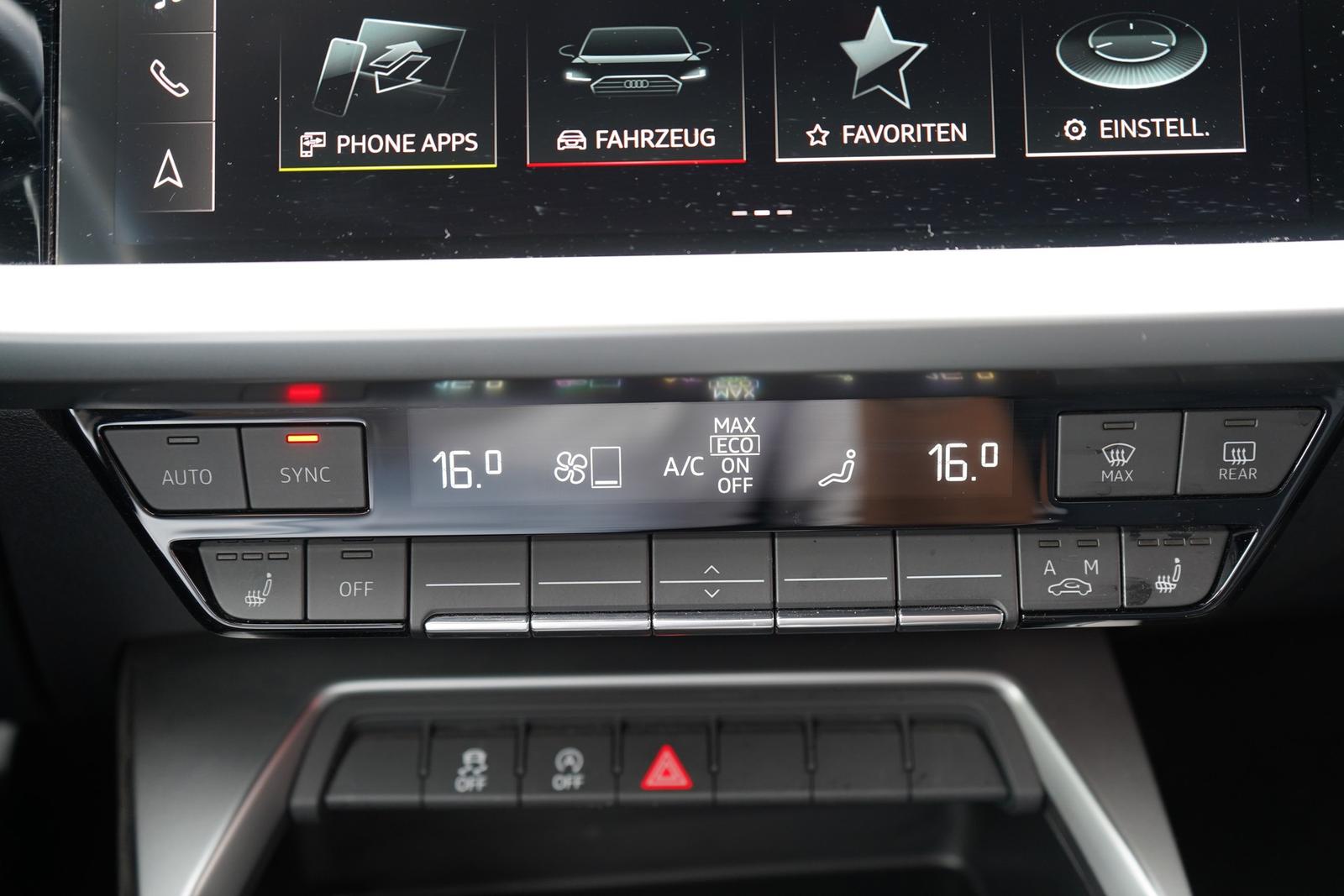 Audi A3 30 TFSI advanced LED Navi ACC DAB Klimaaut., миниатюра 17