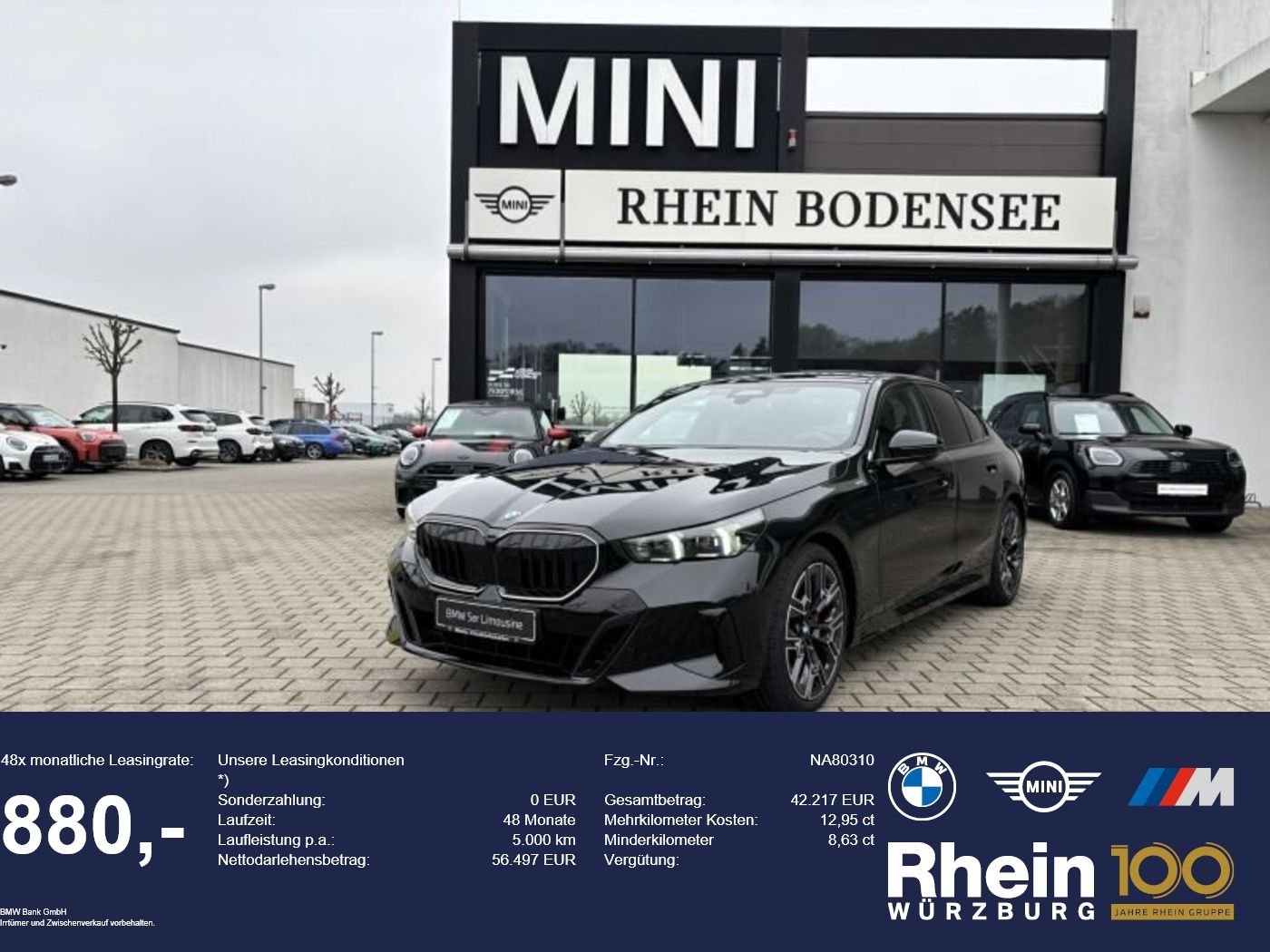 BMW 520d Lim M Sportpaket 22% Nachlass Aktion