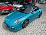 Porsche 997 Turbo Cabrio PDK-- Sonderfarbe --orig. 48tkm - blaue Porsche 997
