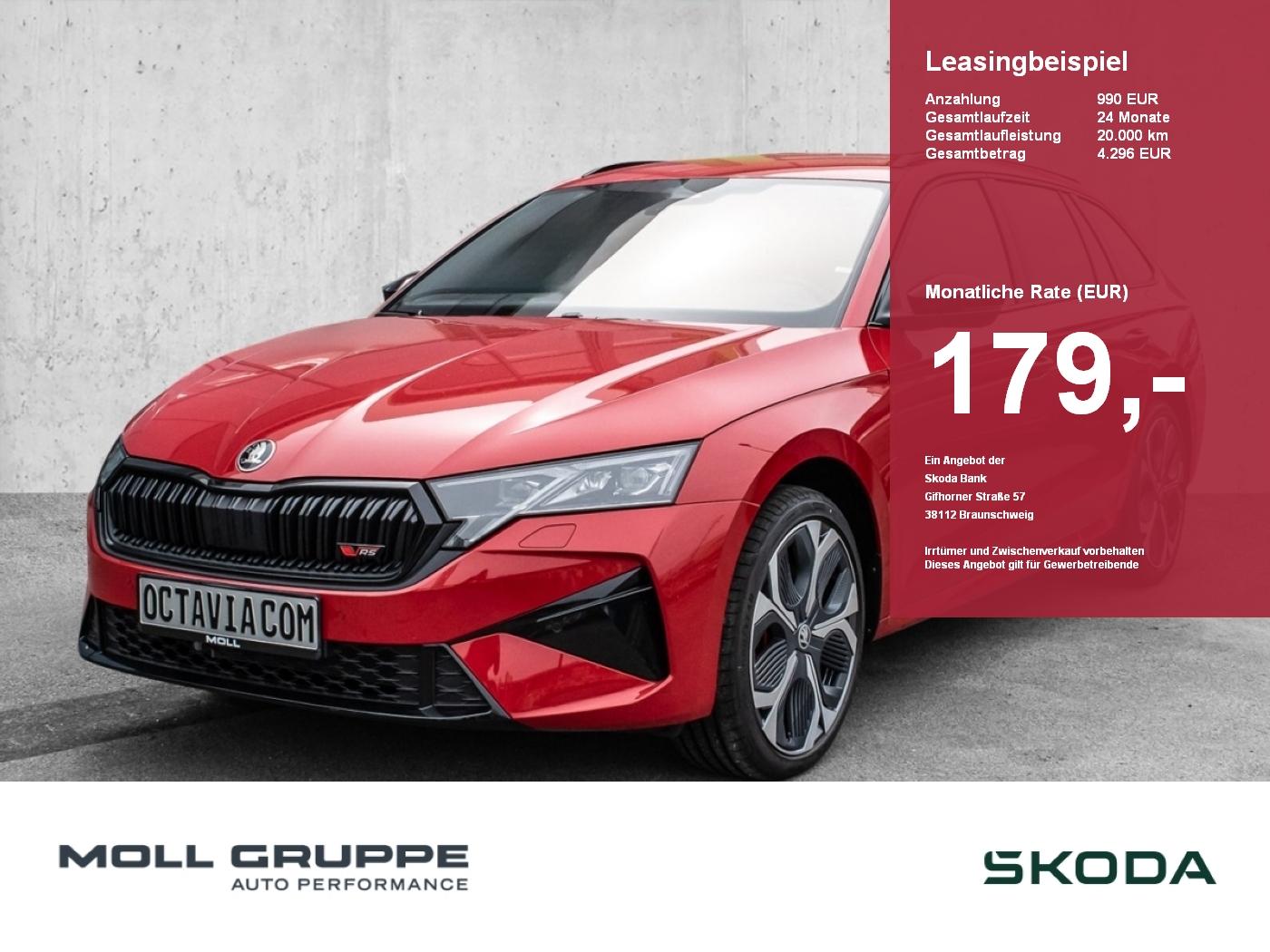 Skoda Octavia Combi 2.0 TSI W RS 2xKLIMA ACC AUT FLA