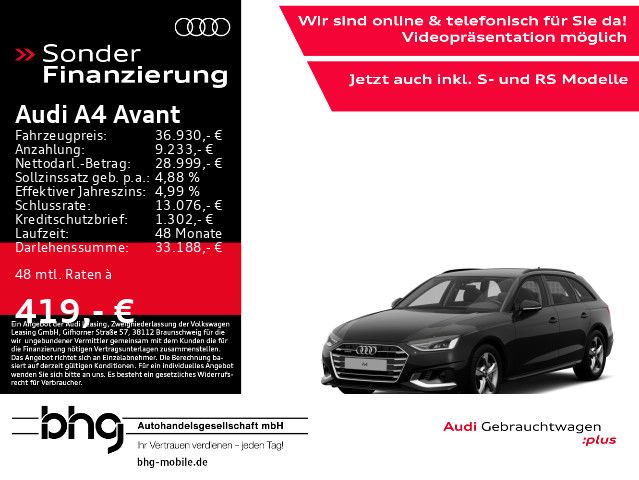 Audi A4 Avant 40 TDI quattro S tronic advanced