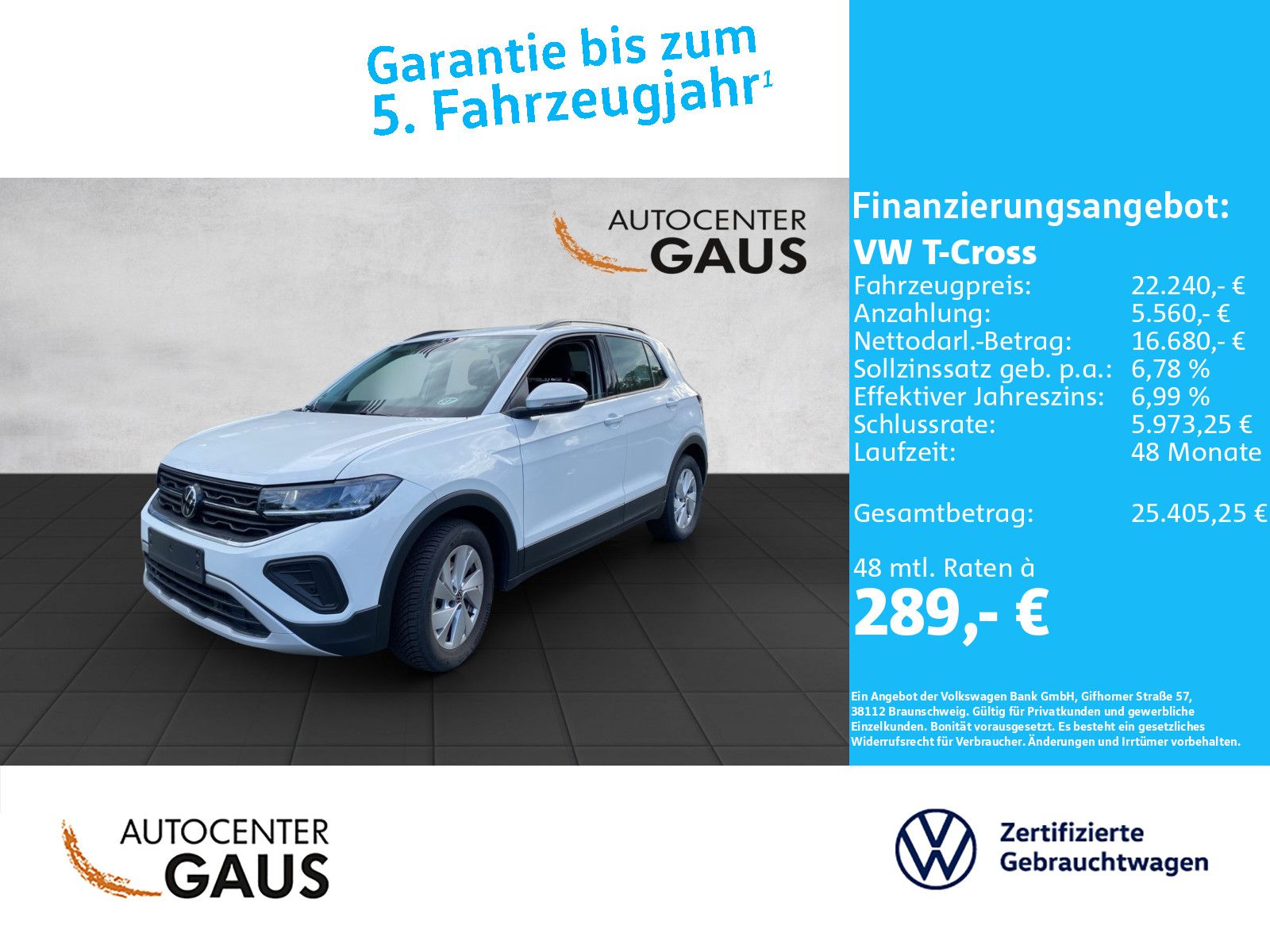 Volkswagen T-Cross Life 1.0 TSI Navi ACC Kamera SHZ Klima foto 2