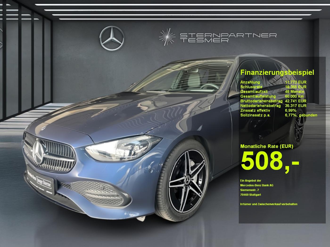 Mercedes-Benz C 300 4M T AVANTGARDE+PANO+AHK+VOLLLEDER+360°