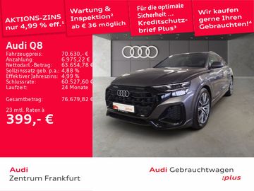 Audi Leasingangebot: Audi Q8 45 TDI quattro tiptronic MatrixLED Luft AHK A