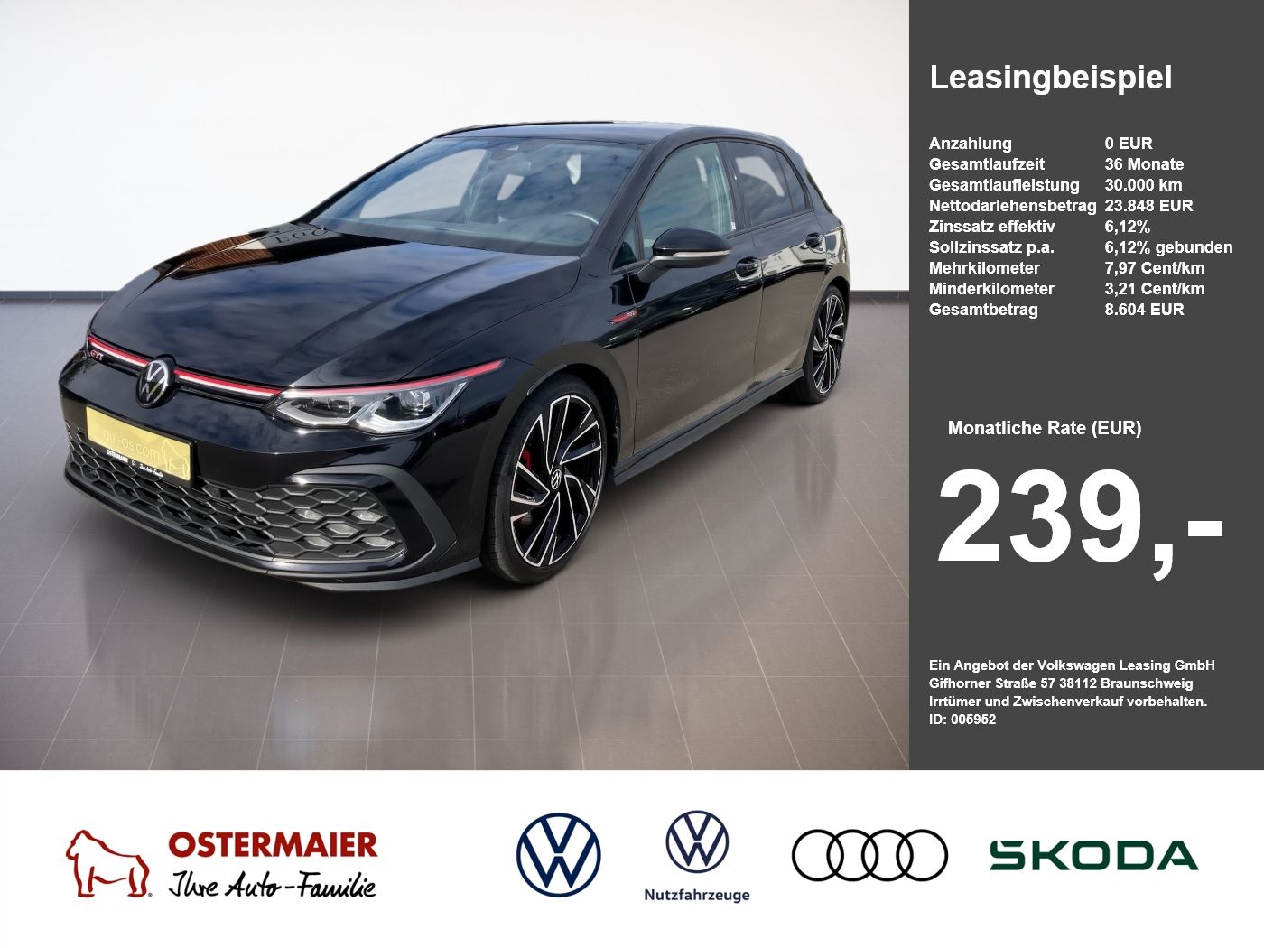 Volkswagen Golf GTI 245PS DSG.MATRIX.NAV.ACC.19ZOLL.KAMERA