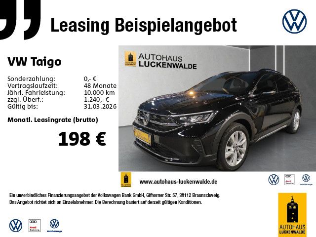 Volkswagen Taigo 1.0 TSI Energy DSG *App-Connect*R-CAM*SHZ*