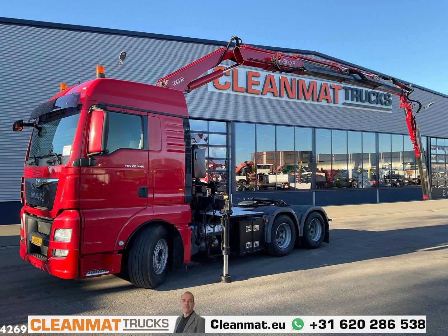 MAN TGX 28.440 Euro 6 Fassi 23 Tonmeter laadkraan +