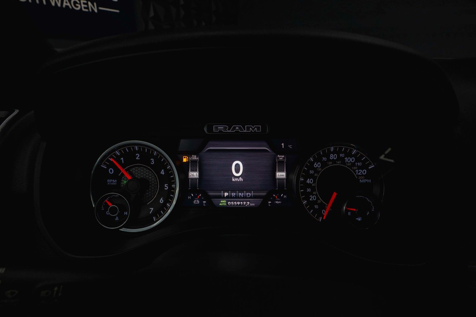 Fahrzeugabbildung Dodge RAM 5.7 V8 HEMI 4x4 OFFROAD Night-Paket *LED*19%