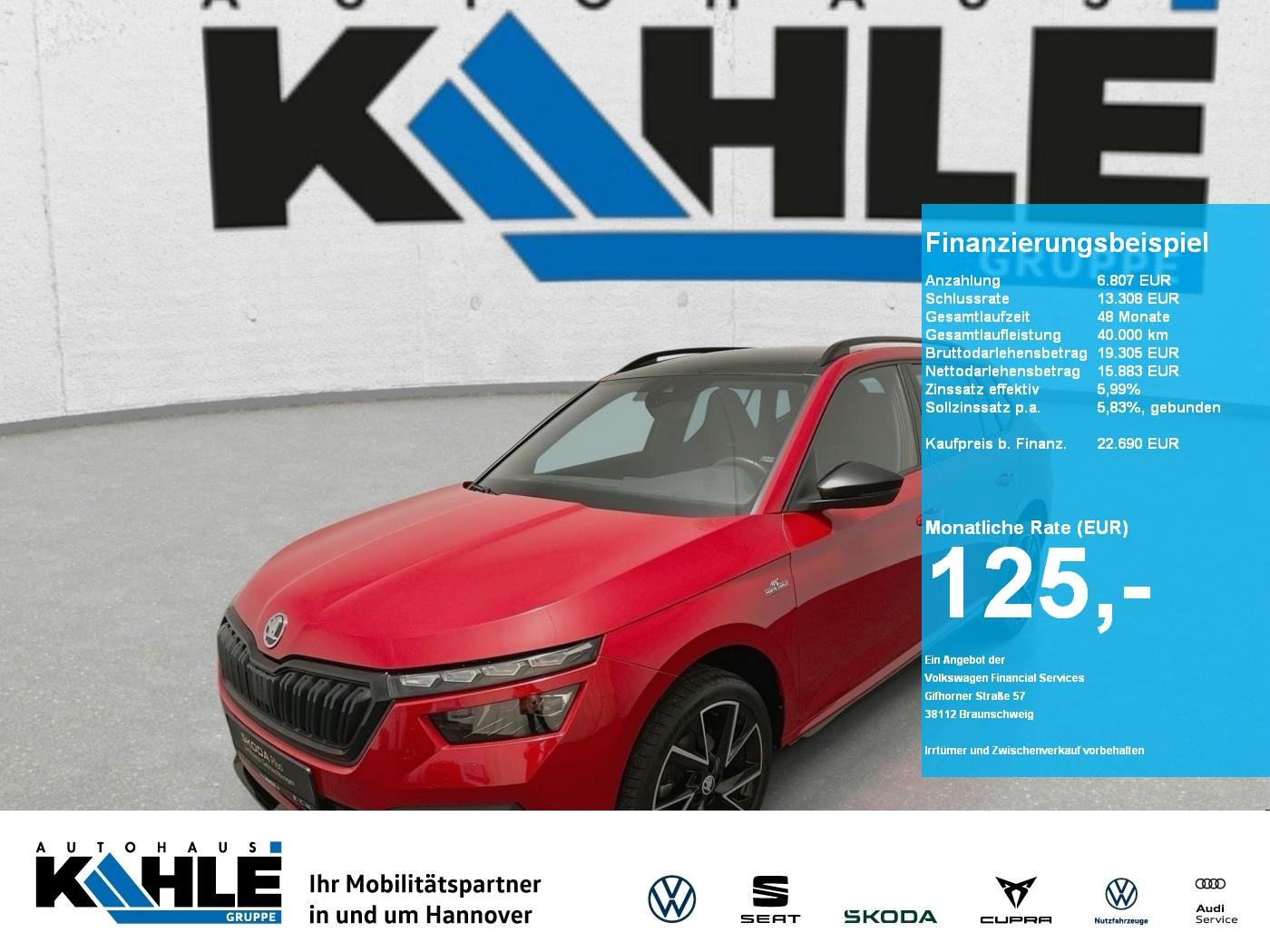 Skoda Kamiq 1.5 TSI Monte Carlo