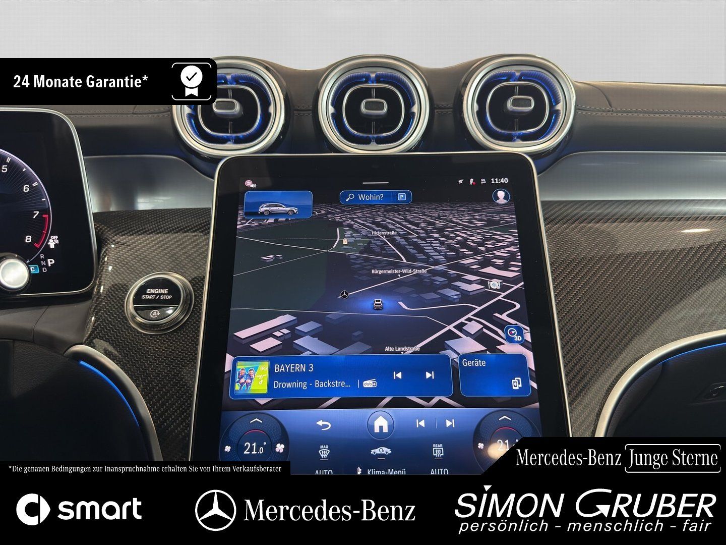 Fahrzeugabbildung Mercedes-Benz GLC 43 4M Night Carbon Nappa Pano Premium+ AHK