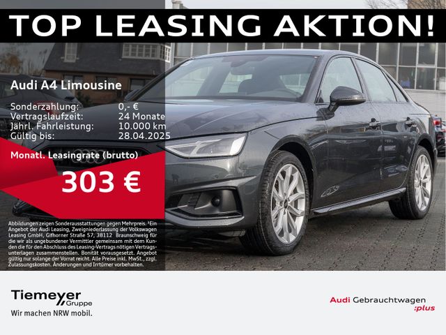 Audi A4 Limousine 40 TDI Q ADVANCED LM18 KAMERA VIRTU