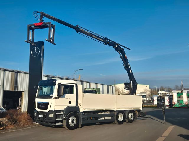 MAN TGS 26.460 6x2 Baustoff / Hiab 177 K