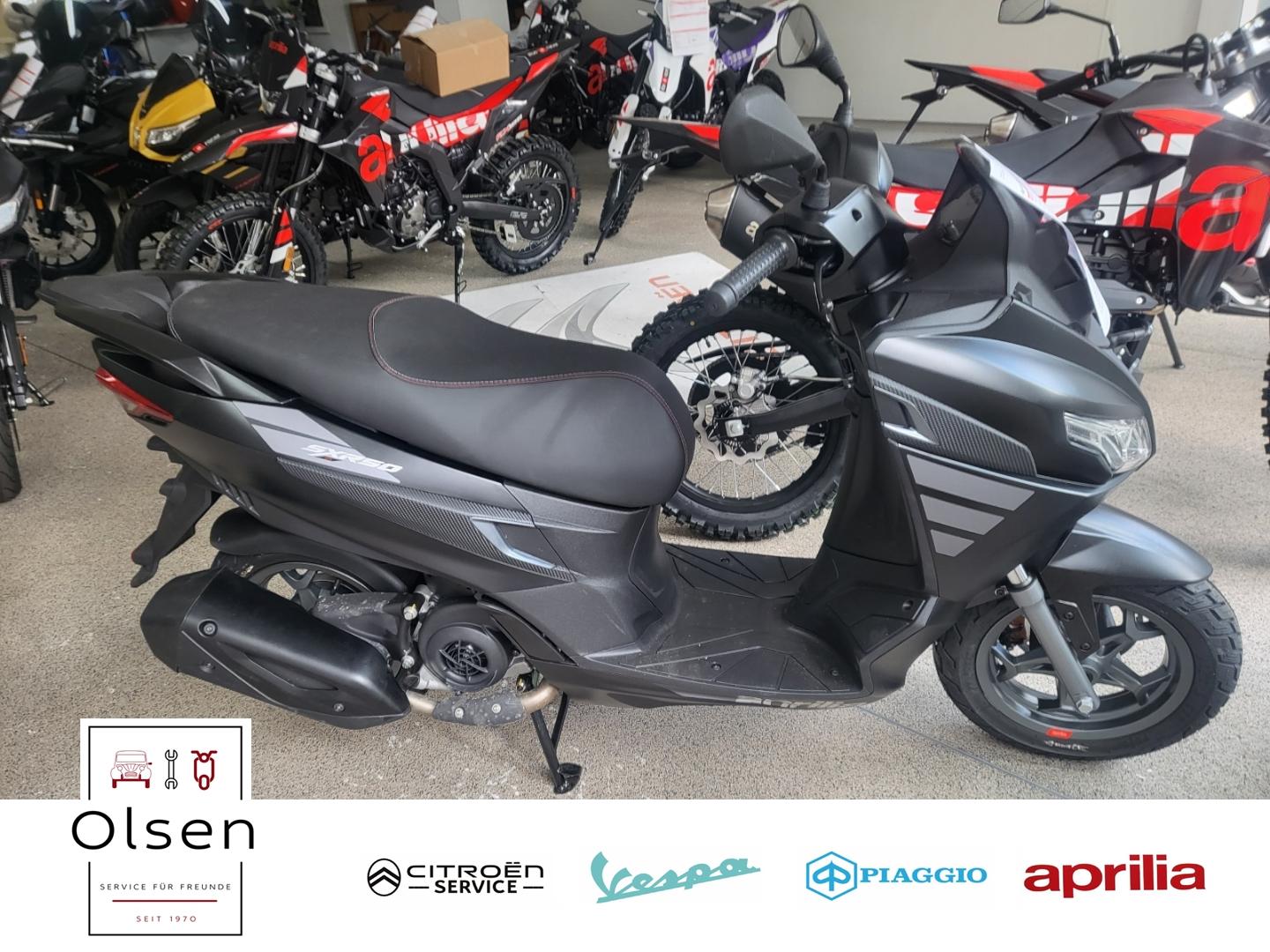 Aprilia SXR 50 S E5 Enigma Black & Power Rot