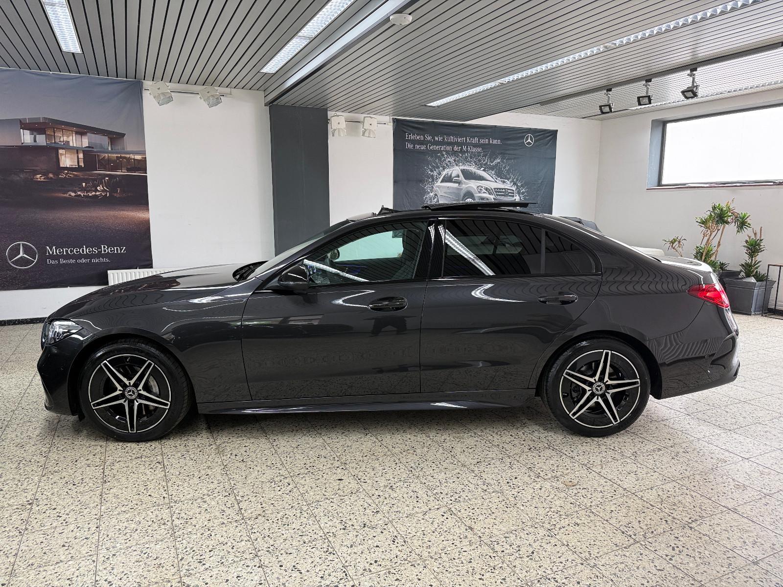 Mercedes-Benz C 180 AMG + NIGHT NAV/LED/SPUR/PSD/TW/AHK/MEMORY