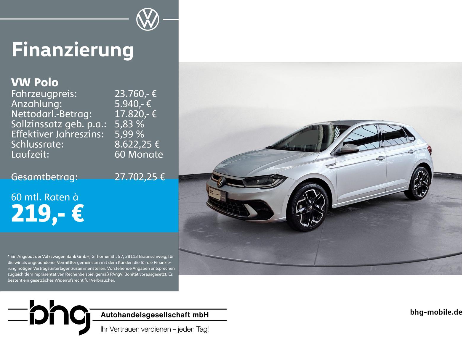 Volkswagen Polo 1.0 TSI DSG R-LINE