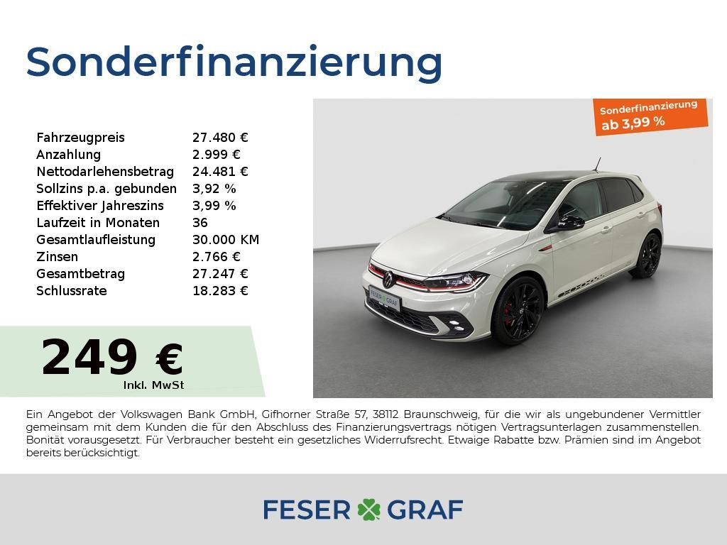 Polo GTI Edition 25 152kW DSG Matrix Navi RFK