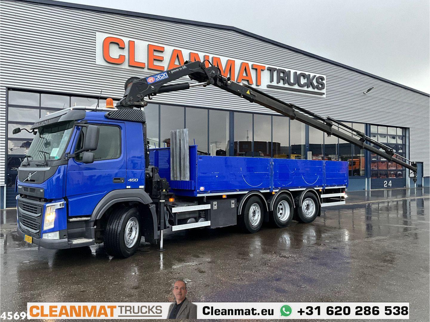 Volvo FM 460 Euro 6 HMF 26 tonmeter laadkraan