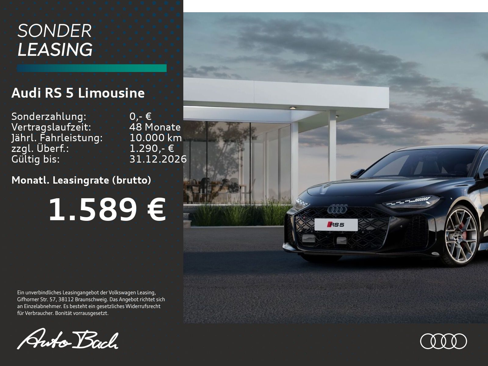 Audi RS5 Limousine 470kW Keramik/ Sport-Paket / PANO/ imagem 2
