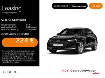 Audi Leasingangebot: Audi A3 Sportback TFSI advanced*NAVI-PLUS*LED*KAMERA*