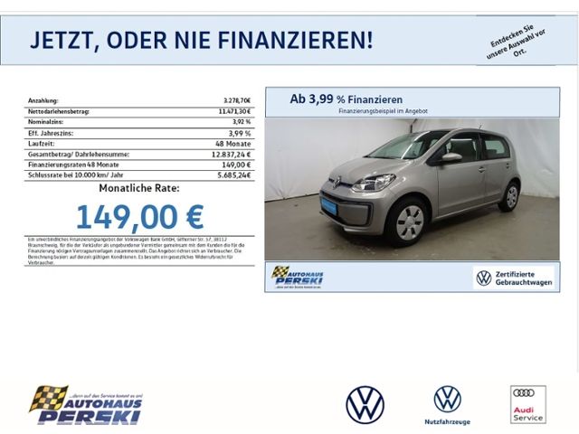 Volkswagen up! e-up! 1.0 1-Gang-Automatik  KLIMA, TEMPOMAT