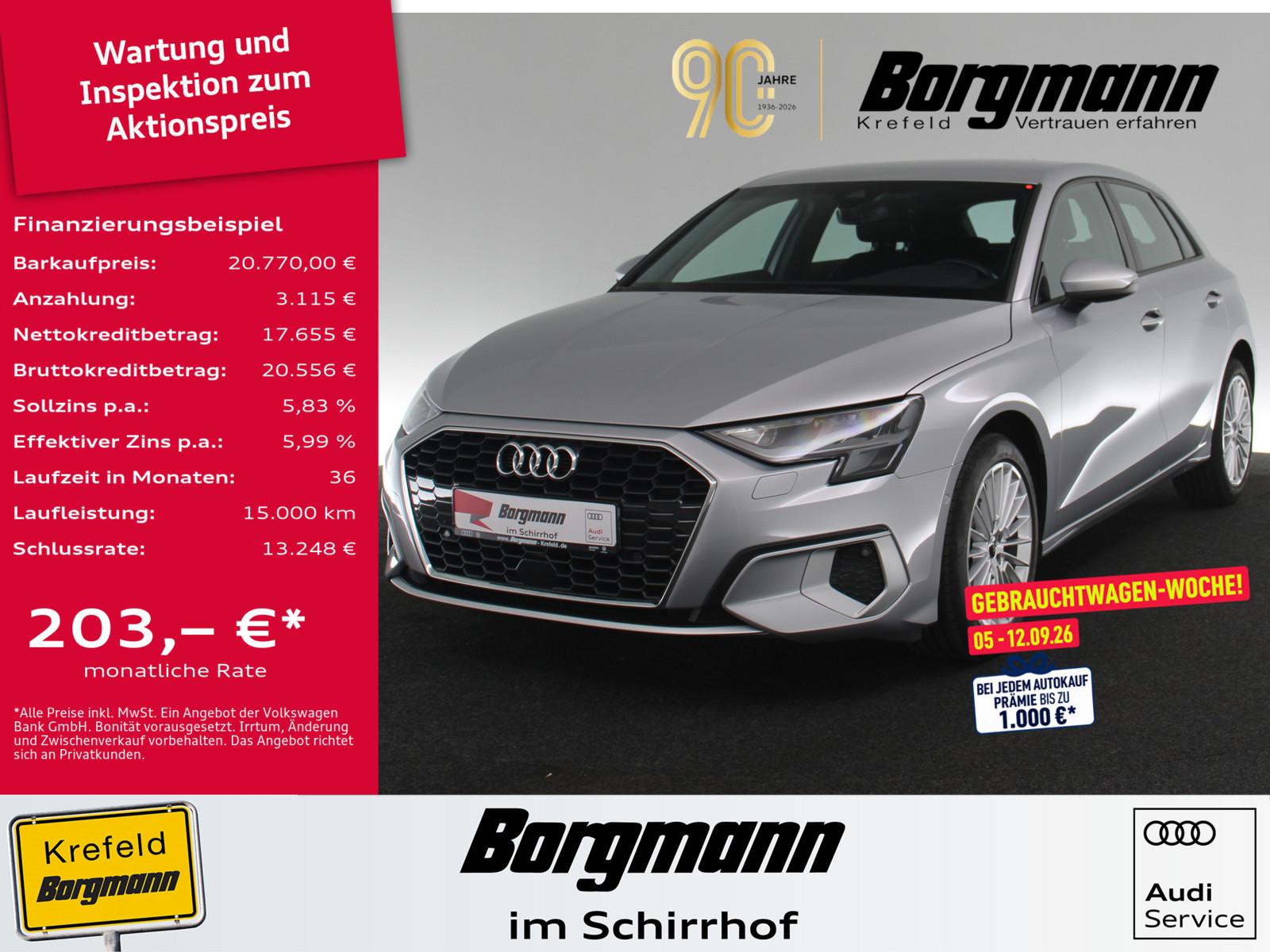 Audi A3 Sportback 30 TDI advanced ACC NAVI SHZ PDC
