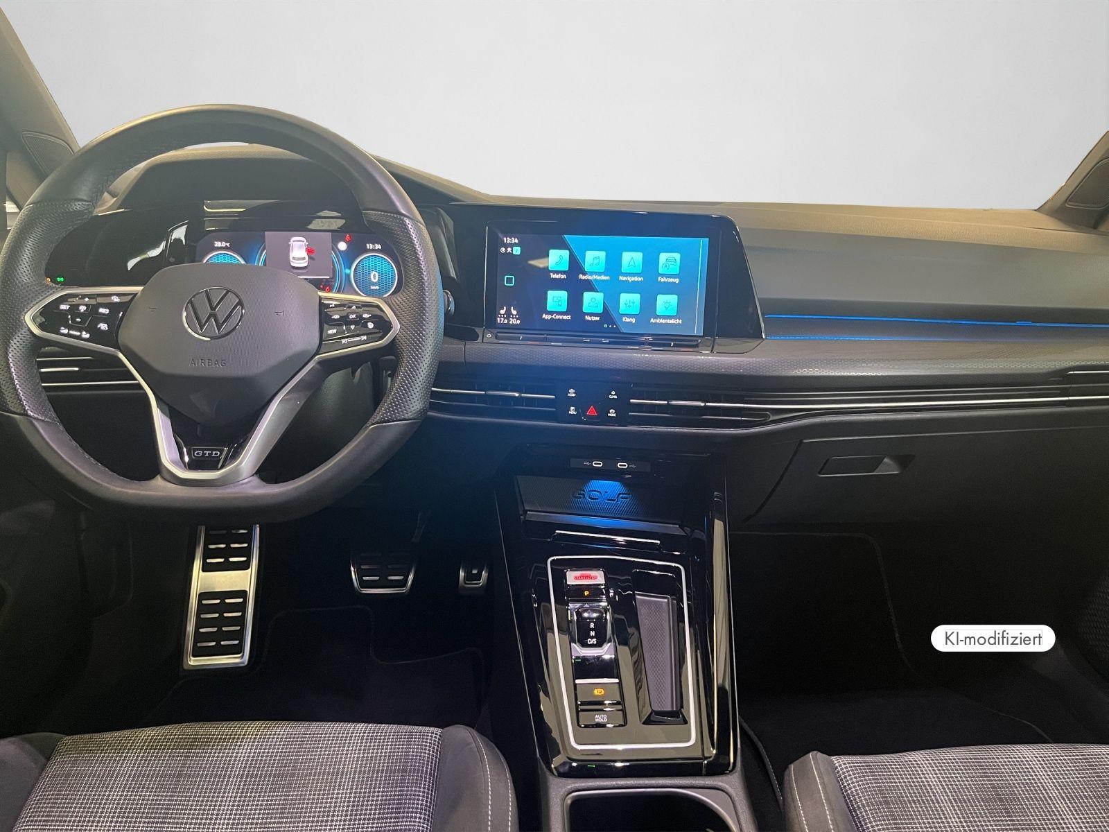 Volkswagen Golf VIII GTD 2,0 TDI DSG, Navi, Sitzh., IQLight, миниатюра 3