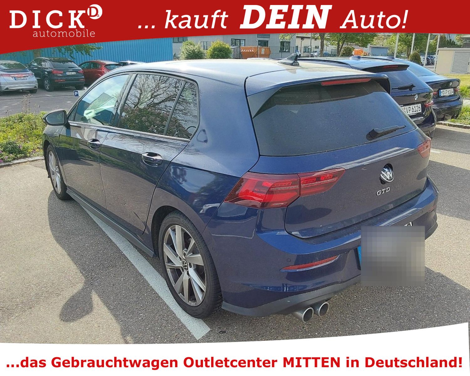 Fahrzeugabbildung Volkswagen Golf VIII 2.0d DSG GTD LED+/NAVI/VIRTU/HUD/H&K