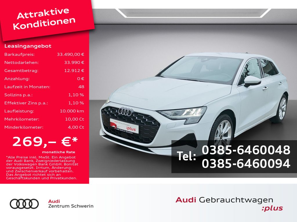 Audi A3 Sportback 35 TDI advanced S-tronic