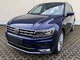 Volkswagen Tiguan Highline 4M | ACC | Head-Up | Virtuell | - Volkswagen Tiguan mit Diesel-Antrieb: Blau, mit Spurwechselassistent