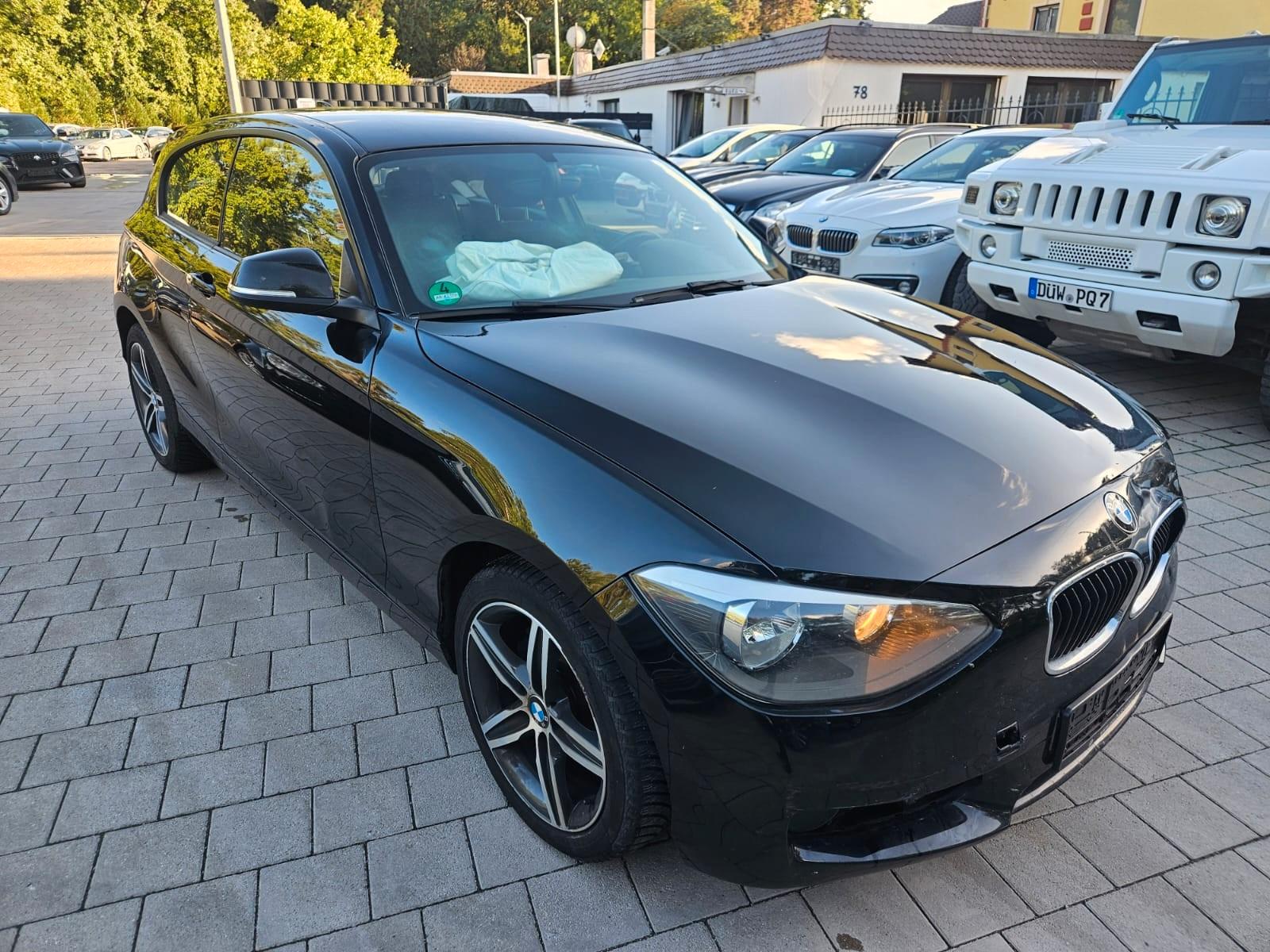 BMW 116 2012 — interior