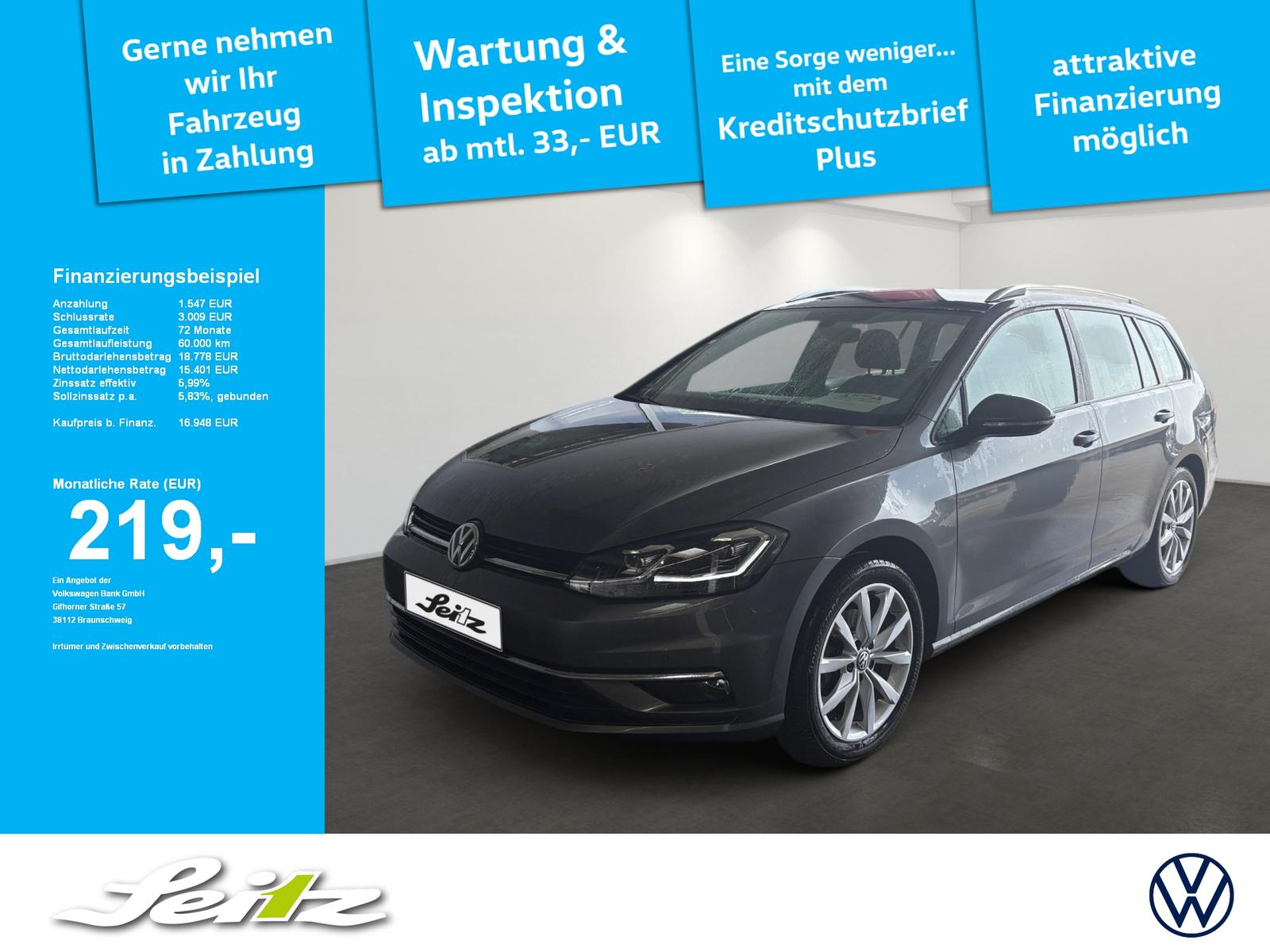 Volkswagen Golf VII Variant 1.4 TSI Comfortline *LED*NAVI*P