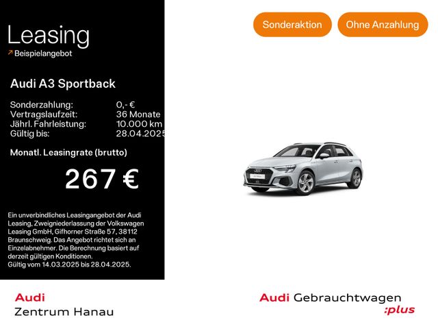 Audi A3 Sportback 40 TFSIe S-LINE NAVI*MATRIX*PDC*17Z