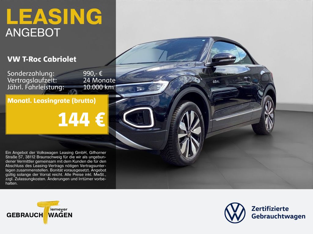 T-Roc Cabrio 1.0 TSI GOAL NAVI KAMERA APP-CON