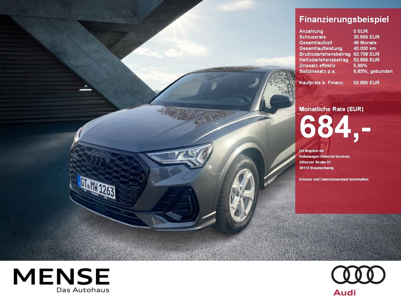 Audi Q3 Sportback 40TFSI S-Line Matrix|AHK|Pano