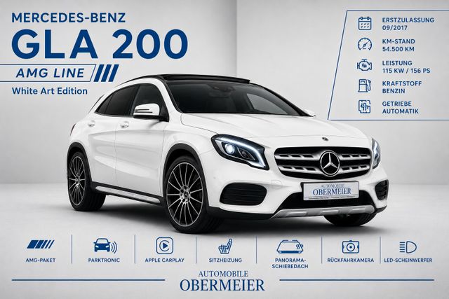 MERCEDES-BENZ GLA 200 AMG/WhiteArt Rü-Ka LED P-SHD CarPlay