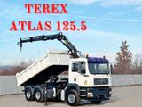 MAN TGA 26.350 * KIPPER 4,90m + TEREX ATLAS * 6x4 * - MAN M90