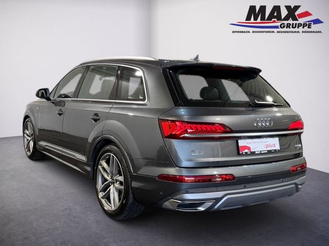 Q7 50 TDI QUATT S LINE 7-SITZE+AHK+NACHT+TV+HUD+