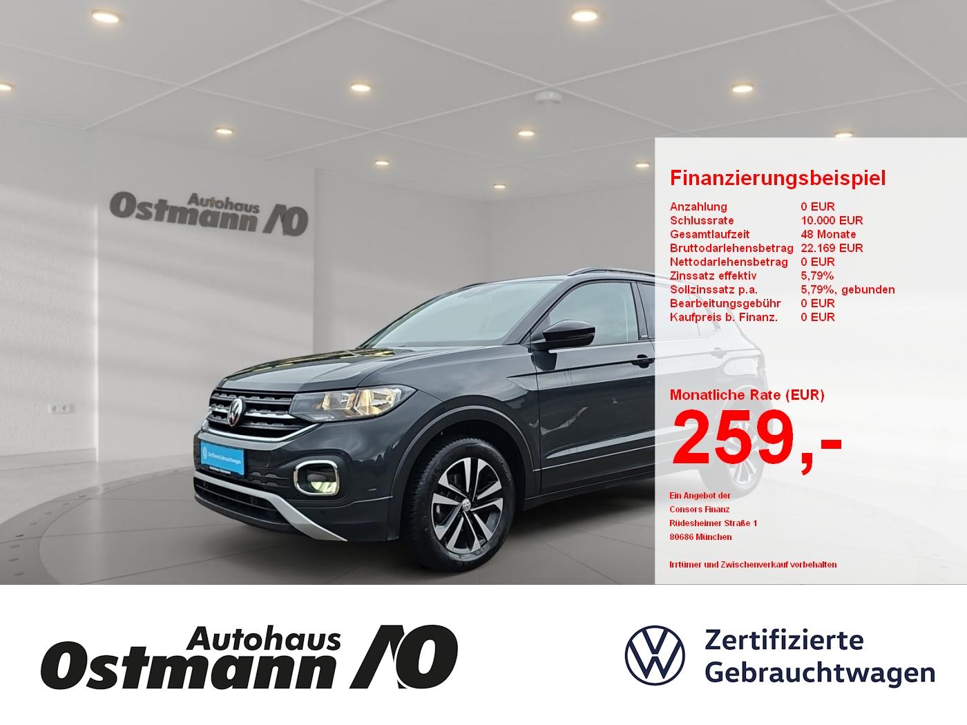 Volkswagen T-Cross 1.0 TSI United AHK KlimaA LM PDC SHZ