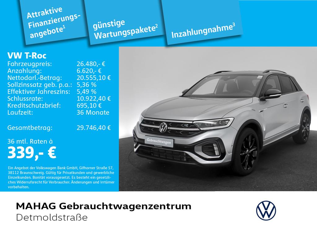 Volkswagen TRoc  15 TSI RLine BlackStyle IQLight Navi P 2023
