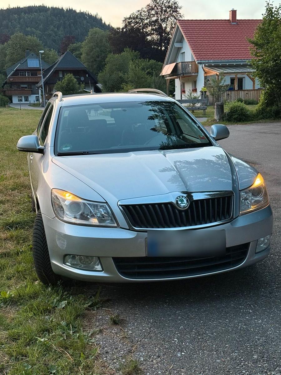 Skoda Octavia 2012 — rear view