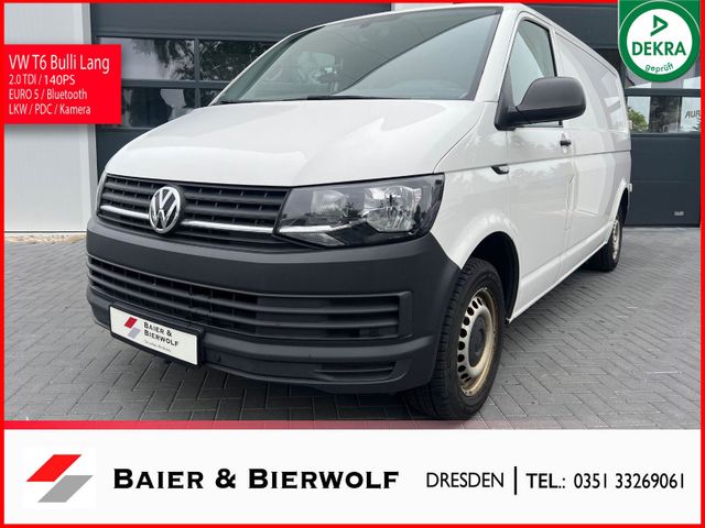 Volkswagen T6 Transporter Kasten Lang 140PS PDC Kamera