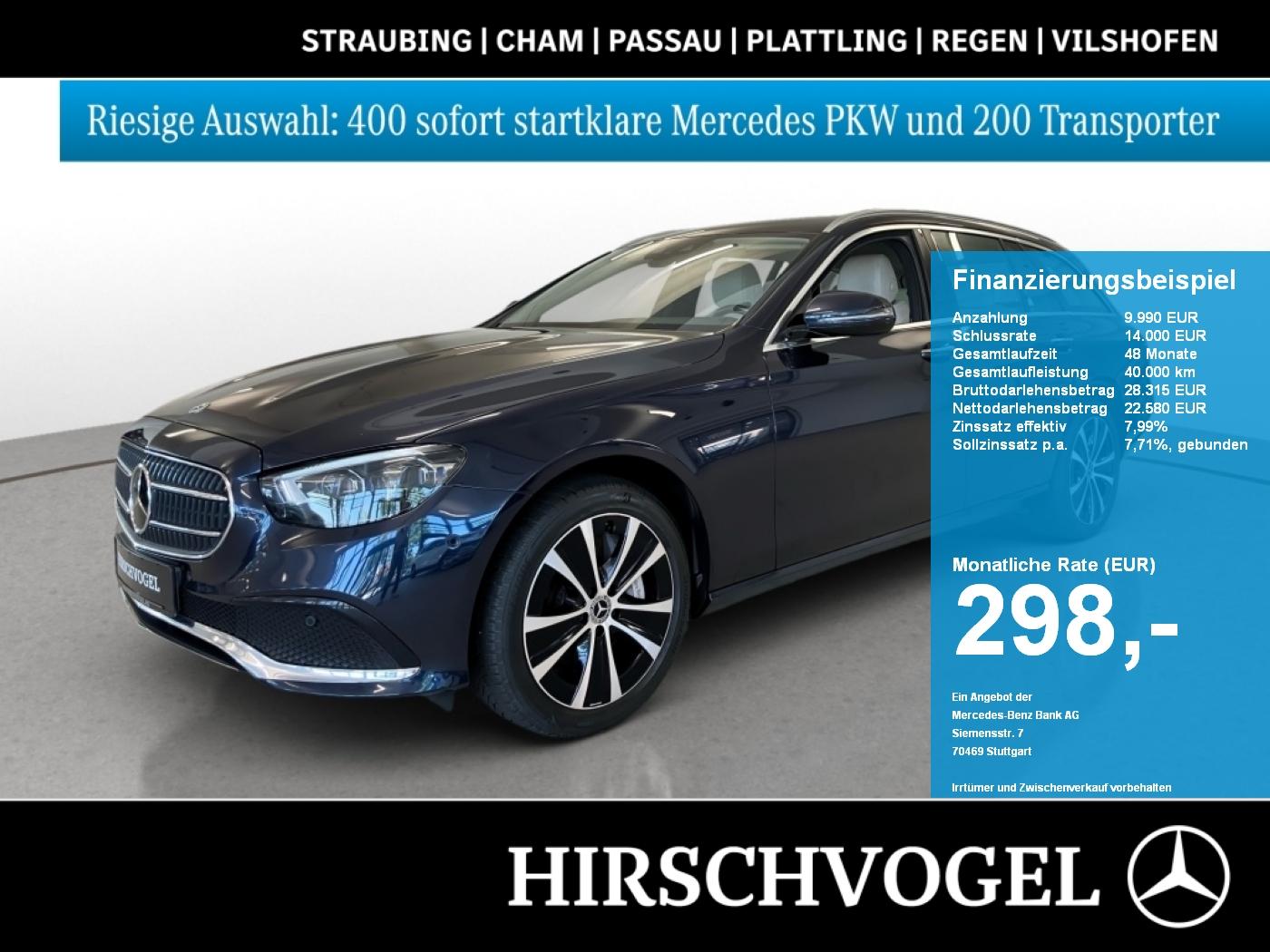 Mercedes-Benz E 300 de 4M AVANTGARDE+AHK+DISTRON+KEYLESS+Memo