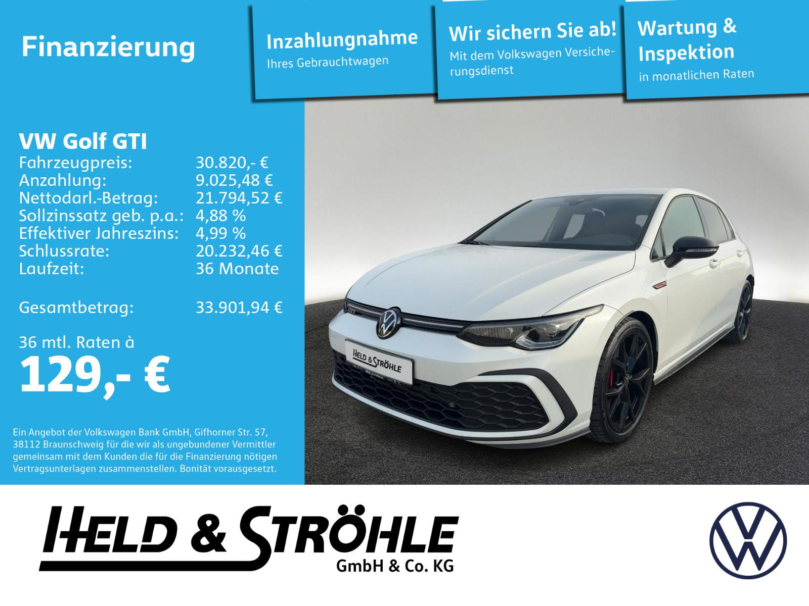 Volkswagen Golf GTI 2.0 TSI DSG BLACK STYLE AHK MATRIX H/K