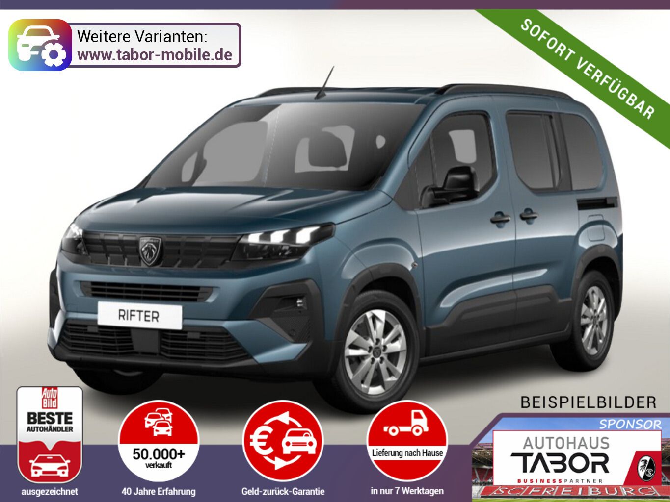 Peugeot Rifter M1 Allure Nav Keyl StyleP 2xSchiebet Kam