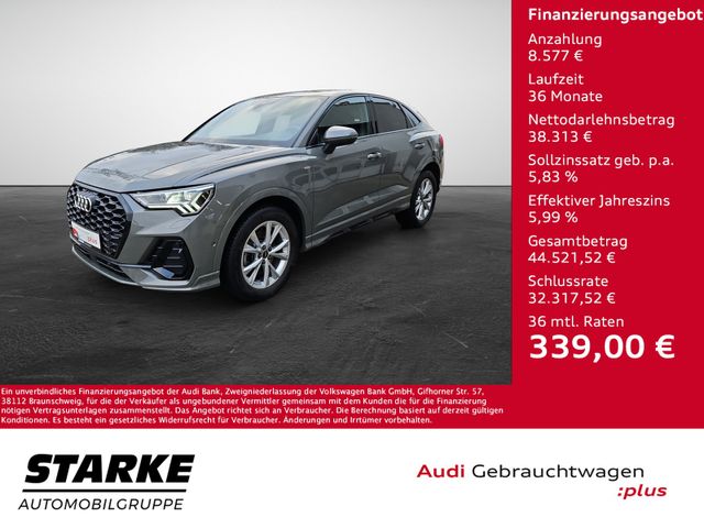 Audi Q3 Sportback 45 TFSI S tronic quattro S line Nav