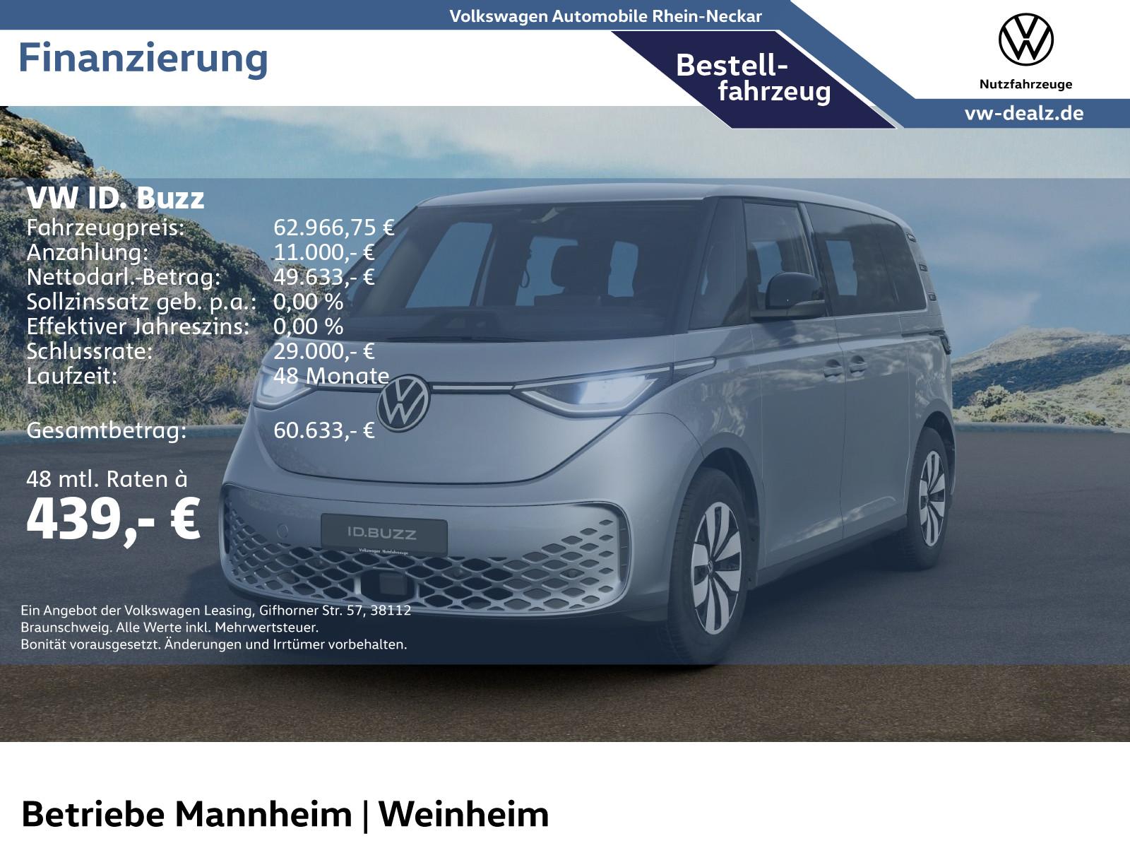 Volkswagen ID Buzz Pro 210 kW Climatronic LED DAB ACC PDC